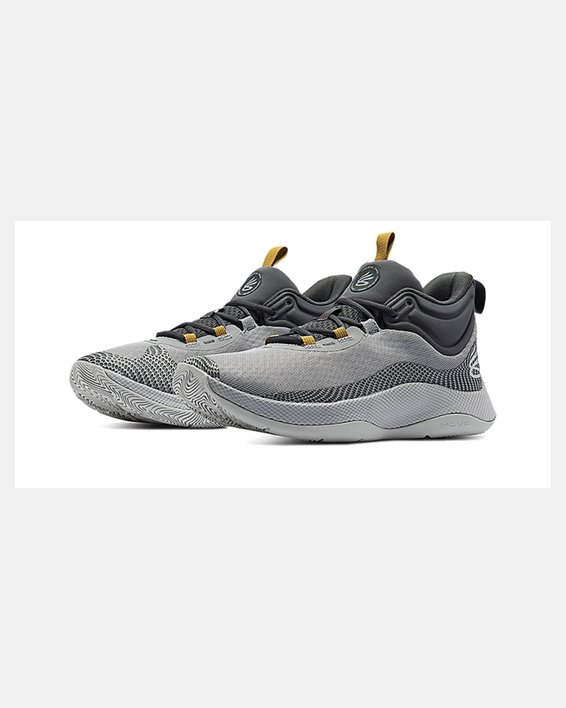 Unisex Curry HOVR™ Splash Basketball Shoes, Gray, pdpMainDesktop image number 3